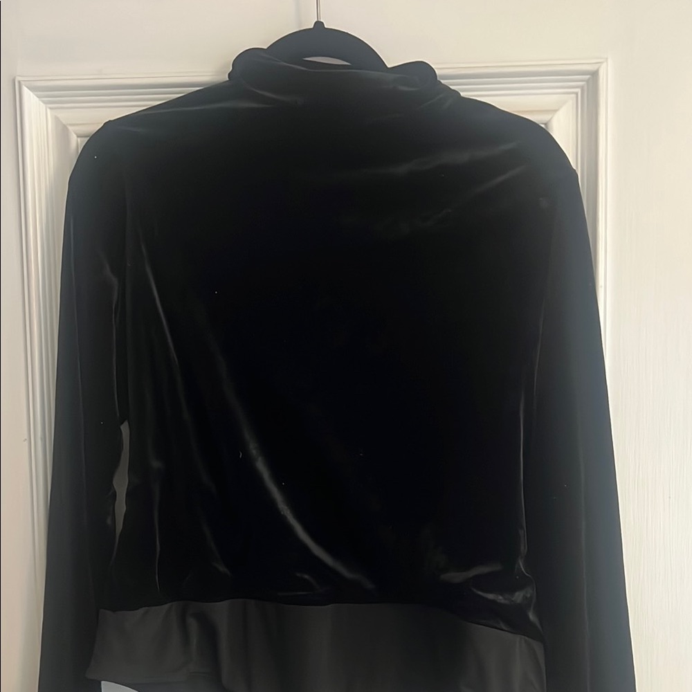 Express velvet bodysuit